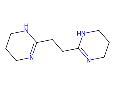 2,2'-(Ethane-1,2-diyl)di-1,4,5,6-tetrahydropyrimidine structure