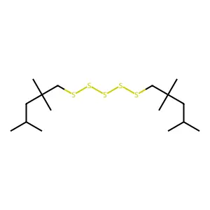 Pentasulfide, bis(2,2,4-trimethylpentyl) structure