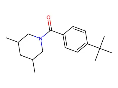 1-(4-Tert-butylbenzoyl)-3,5-dimethylpiperidine structure