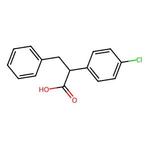 2-(4-Chlorophenyl)-3-phenylpropanoic acid structure