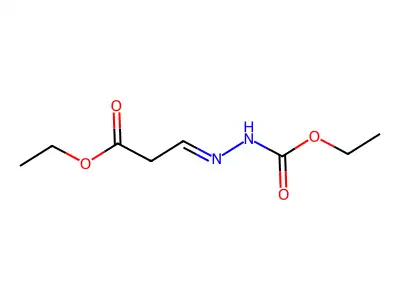 Ethyl 3-(ethoxycarbonylhydrazinylidene)propanoate structure
