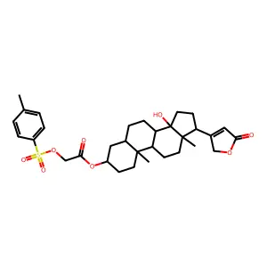 Digitoxigenin-3-tosyloxyacetate structure