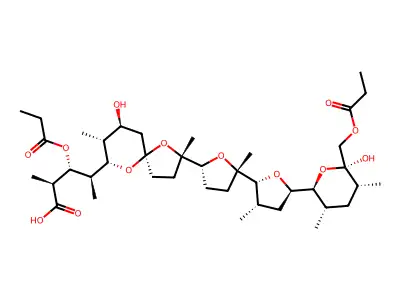 Laidlomycin propionate structure
