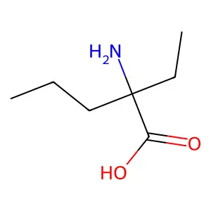 2-Ethyl-2-aminopentanoic acid structure