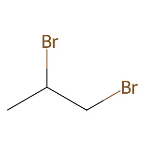 1,2-二溴丙烷 structure