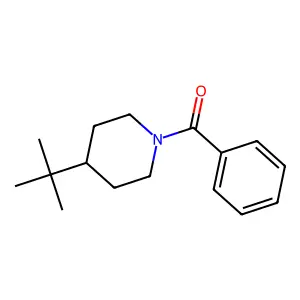 1-Benzoyl-4-tert-butylpiperidine structure