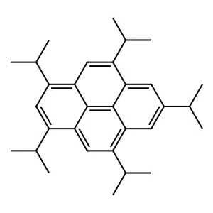 Pyrene, 1,3,5,7,9-pentakis(1-methylethyl)- structure
