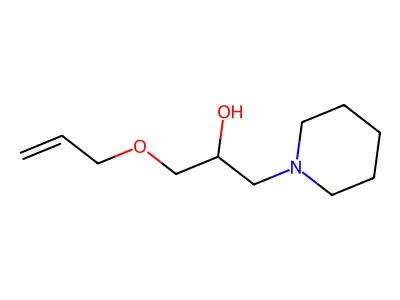 1-Piperidin-1-yl-3-prop-2-enoxypropan-2-ol structure