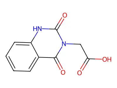 2-(2,4-Dioxo-1,2,3,4-tetrahydroquinazolin-3-yl)acetic acid structure