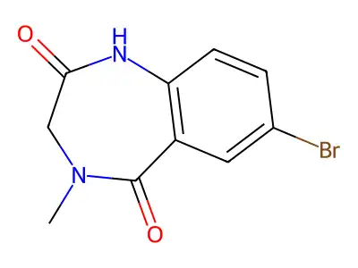 7-Bromo-4-methyl-3,4-dihydro-1H-benzo[E][1,4]diazepine-2,5-dione structure