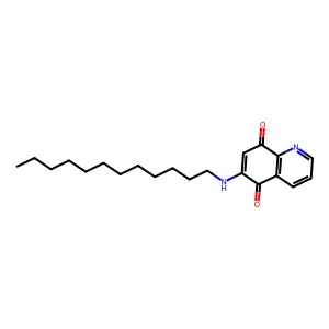 6-(Dodecylamino)quinoline-5,8-dione structure