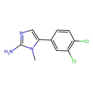 5-(3,4-Dichlorophenyl)-1-methyl-1H-imidazol-2-amine structure