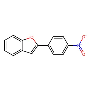 2-(4-Nitrophenyl)-1-benzofuran structure