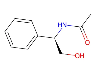 N-(2-羟基-2-苯乙基)乙酰胺 structure