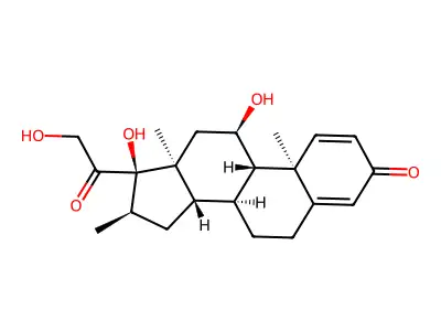 16?-Methyl prednisolone structure