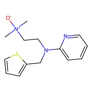 1,2-Ethanediamine, N,N-dimethyl-N'-2-pyridinyl-N'-(2-thienylmethyl)-,N-oxide structure