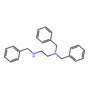 N,N,N'-Tribenzyl-ethane-1,2-diamine structure