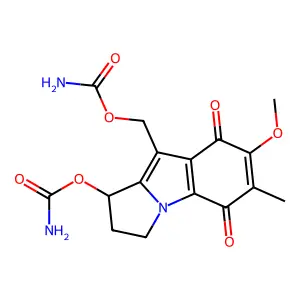 Mitomycin Impurity 8 structure