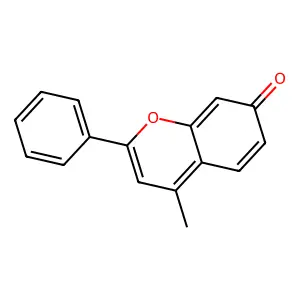 7H-2-Benzopyran-7-one, 4-methyl-2-phenyl- structure