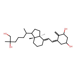 1,25,26-Trihydroxyvitamin D3 structure