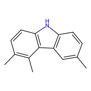 3,4,6-Trimethyl-9H-carbazole structure