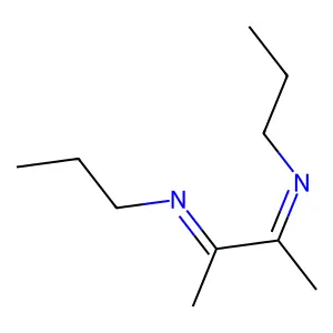 (2E,3E)-N~2~,N~3~-Dipropylbutane-2,3-diimine structure