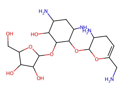 3',4'-Dideoxy-3'-eno-ribostamycin structure