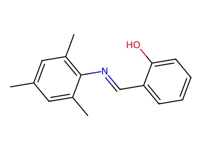 Alpha-(2,4,6-trimethylphenylimino)-O-cresol structure