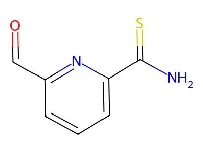 6-Formylpyridine-2-carbothioamide structure