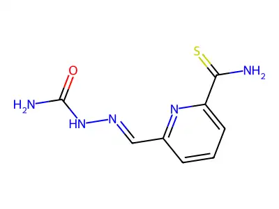 [(6-Carbamothioyl-2-pyridinyl)methylideneamino]urea structure