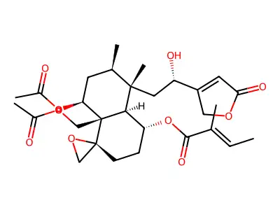 Ajugamarin A 1 structure