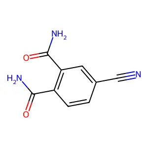 4-Cyanobenzene-1,2-dicarboxamide structure