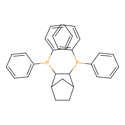 rel-2,3-Bis(diphenylphosphino)bicyclo[2.2.1]heptane structure