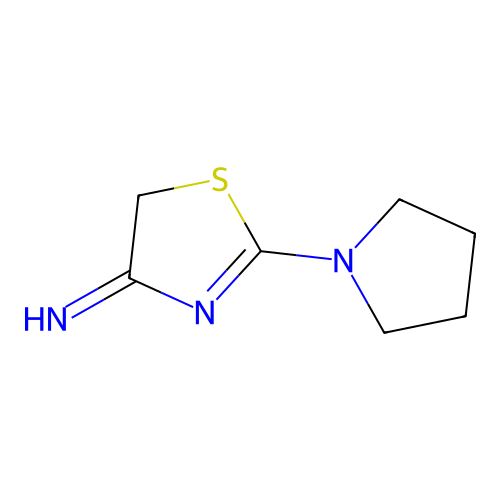 2-Pyrrolidin-1-yl-1,3-thiazol-4-imine structure