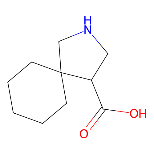 2-Azaspiro[4.5]decane-4-carboxylic acid structure