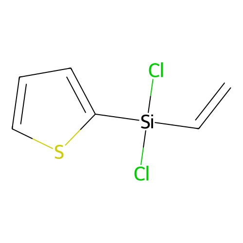 Vinyl(2-thienyl)dichlorosilane structure