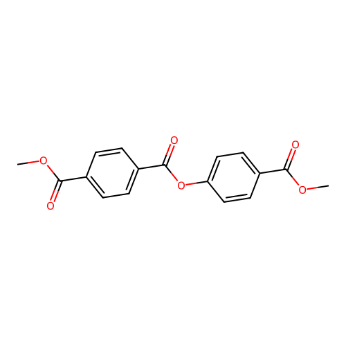 1,4-Benzenedicarboxylic acid, 4-(methoxycarbonyl)phenyl methyl ester structure