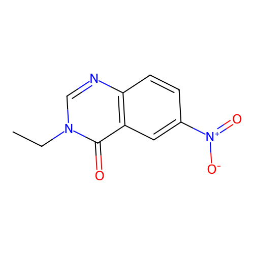3-ethyl-6-nitroquinazolin-4(3H)-one structure