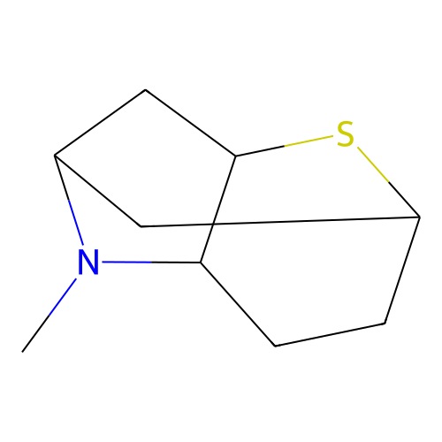 2-Methyl-7-thia-2-azatricyclo[4.3.1.0(3,8)]decane structure