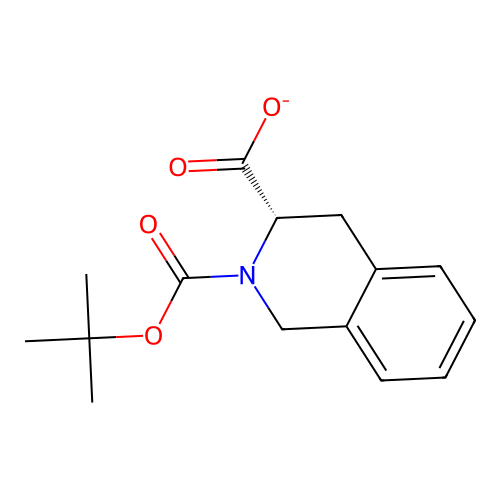 Boc-(3S)-1,2,3,4-Tetrahydroisoquinoline-3-carboxylic acid structure