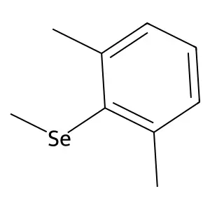 Benzene, 1,3-dimethyl-2-methylseleno- structure