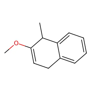 2-Methoxy-1-methyl-1,4-dihydronaphthalene structure