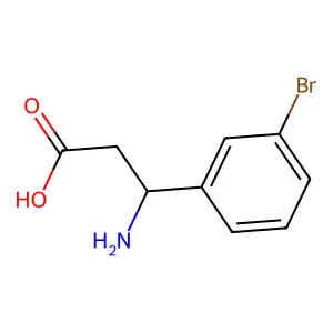 3-Amino-3-(2-bromophenyl)propanoic acid structure