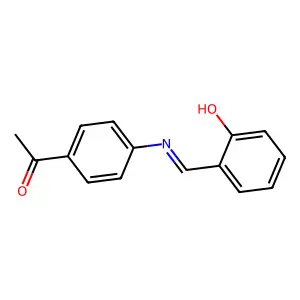 4'-(2-Hydroxybenzylideneamino)acetophenone structure