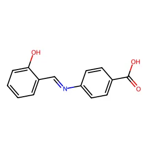 N-(4-Carboxyphenyl)salicylideneimine structure