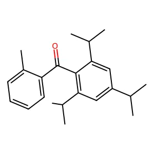 Methanone, (2-methylphenyl)(2,4,6-tris(methylethyl)phenyl)- structure