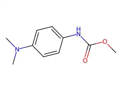 Carbamic acid, [4-(dimethylamino)phenyl]-, methyl ester structure