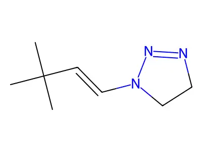 1H-1,2,3-Triazole,1-(3,3-dimethyl-1-buten-1-YL)-4,5-dihydro- structure