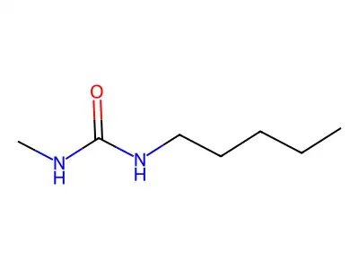 Urea, 1-methyl-3-pentyl- structure