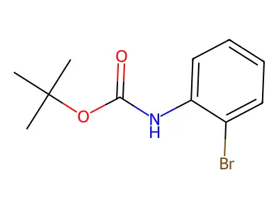 N-(tert-Butoxycarbonyl)-2-bromoaniline structure